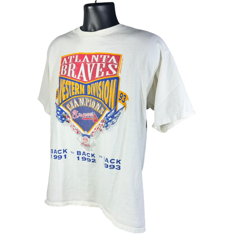 Vintage Starter Atlanta Braves Western Division Champs MLB Tee