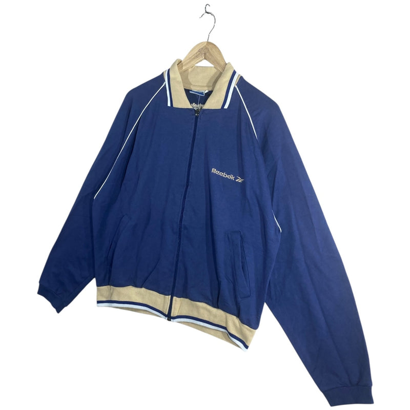 Vintage Reebok Collared Full Zip Bomber Jacket