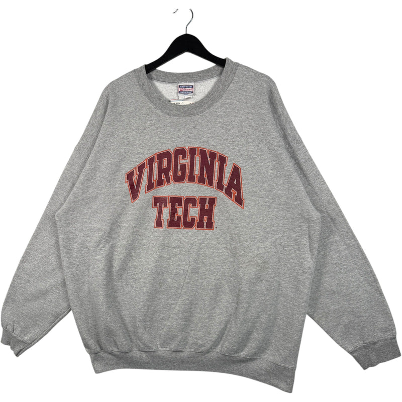 Vintage Virginia Tech Chest Spellout Crewneck