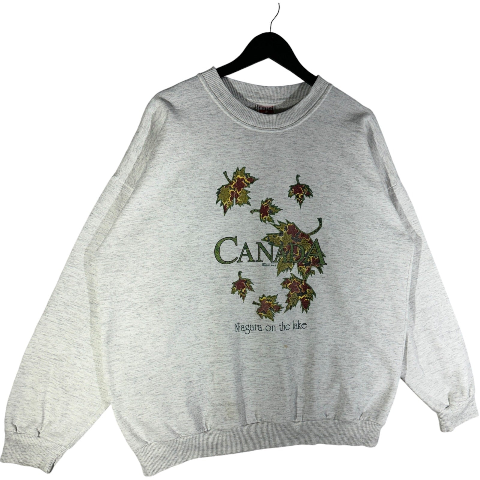 Vintage Autumn Leaves Canada Souvenir Crewneck