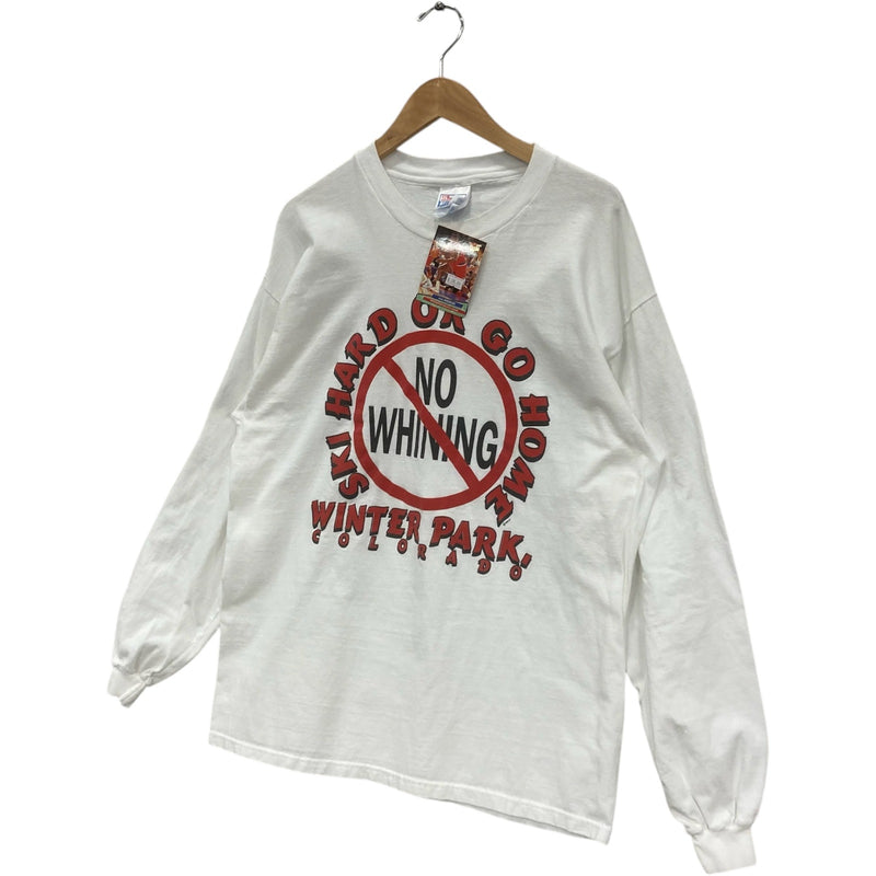 Vintage No Whining Winter Park Colorado Souvenir Long Sleeve