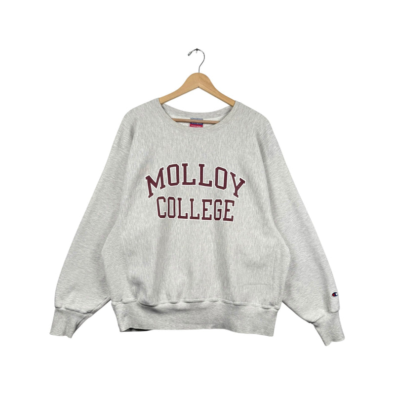 Vintage Champion NCAA Molloy College Heather Sweatshirt