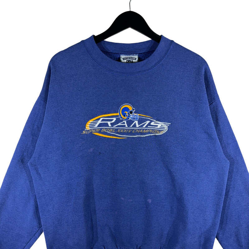 Vintage St. Louis Rams Super Bowl Champs Crewneck