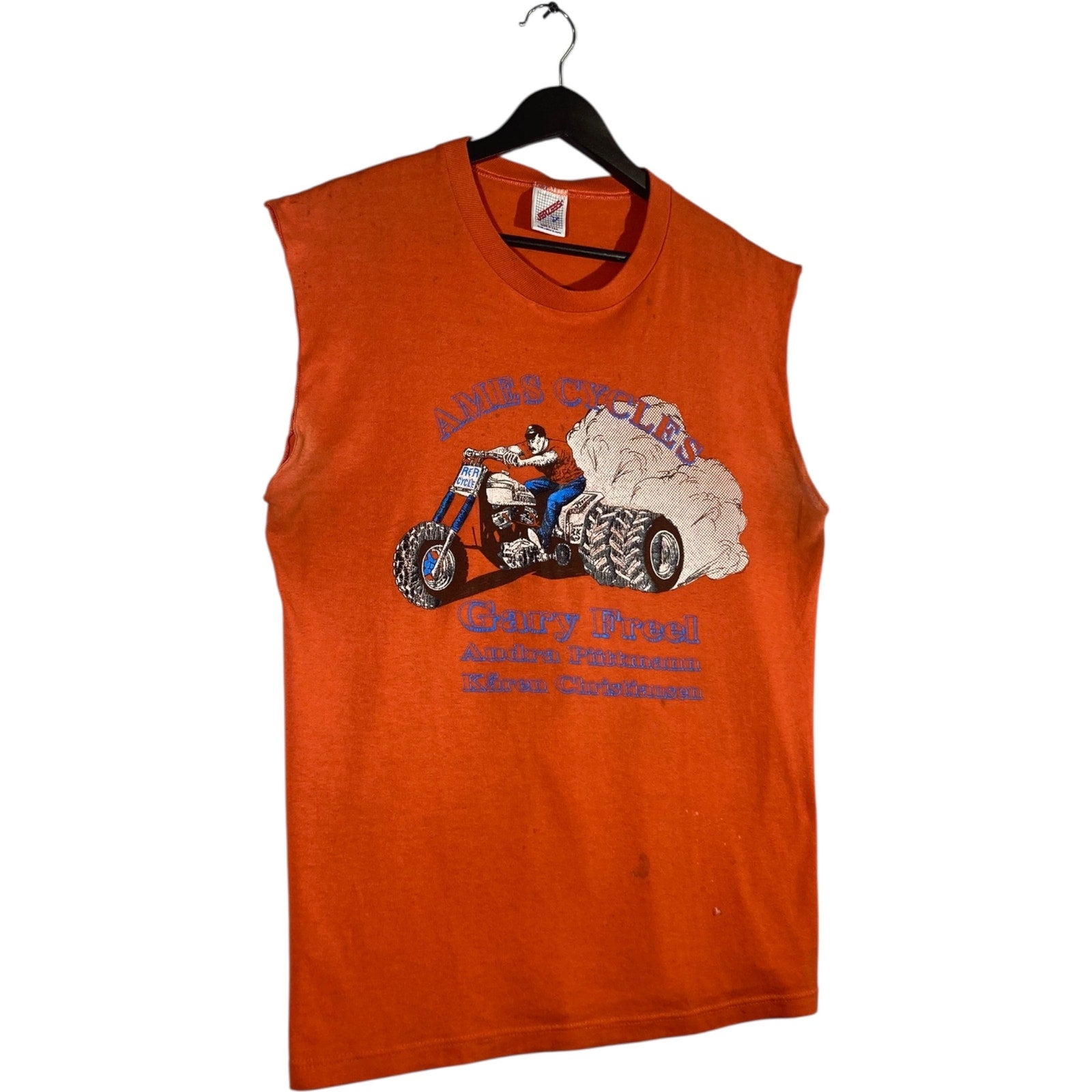 Vintage Jerzees Ames Cycles Tank Top