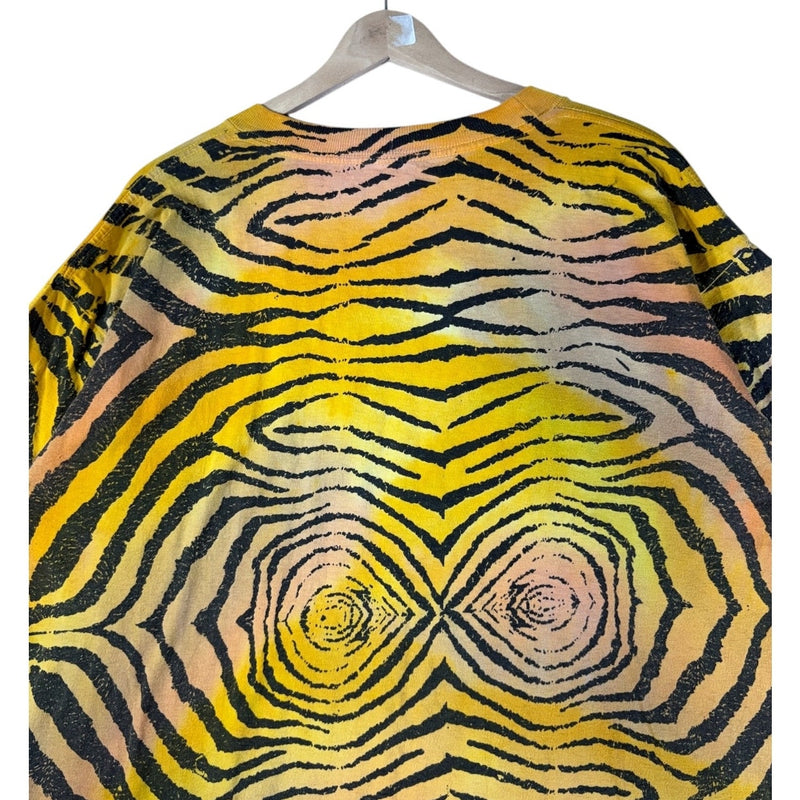 Vintage Animal All Over Print Tiger Graphic T-Shirt
