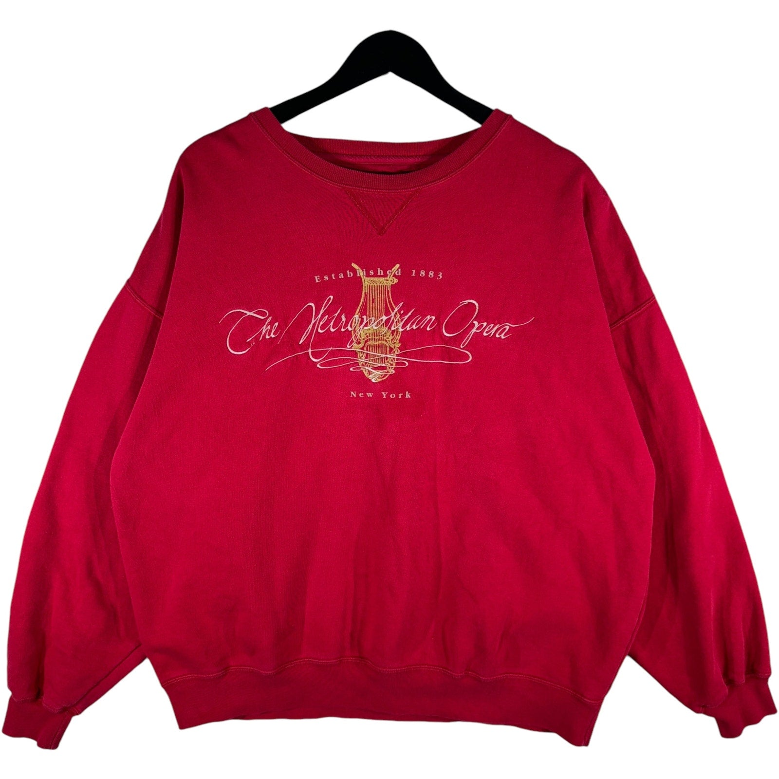 Vintage Embroidered Metropolitan Opera New York Crewneck