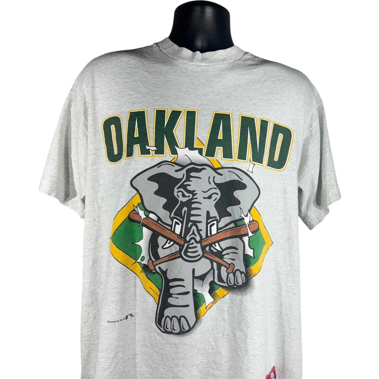 Vintage Oakland Athletics Mascot Breakthrough Tee 90s