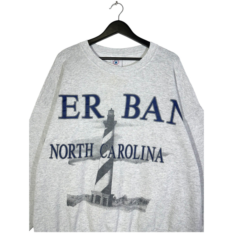 Vintage North Carolina Light House Pullover Sweatshirt