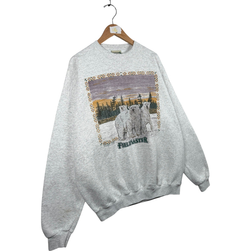 Vintage Field Master Polar Bear Wildlife Graphic Crewneck