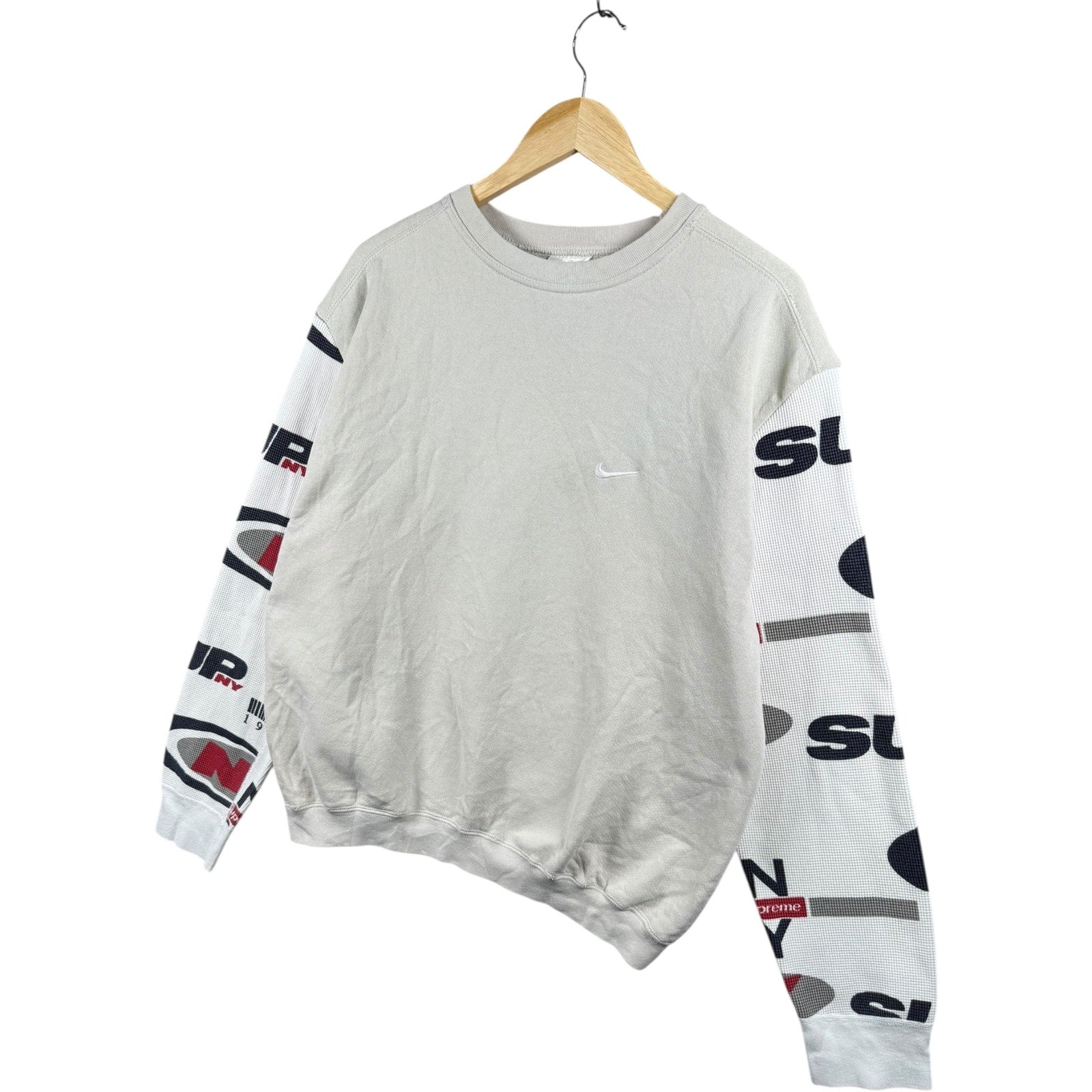 Vintage Nike Supreme Graphic Sleeve Crewneck