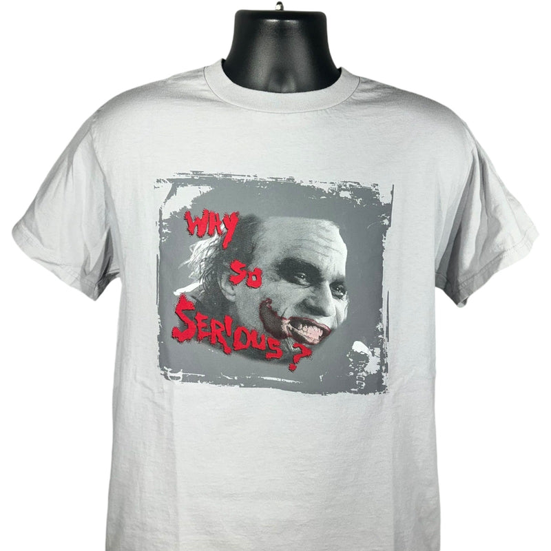 The Joker Why So Serious The Dark Knight Movie Promo Tee