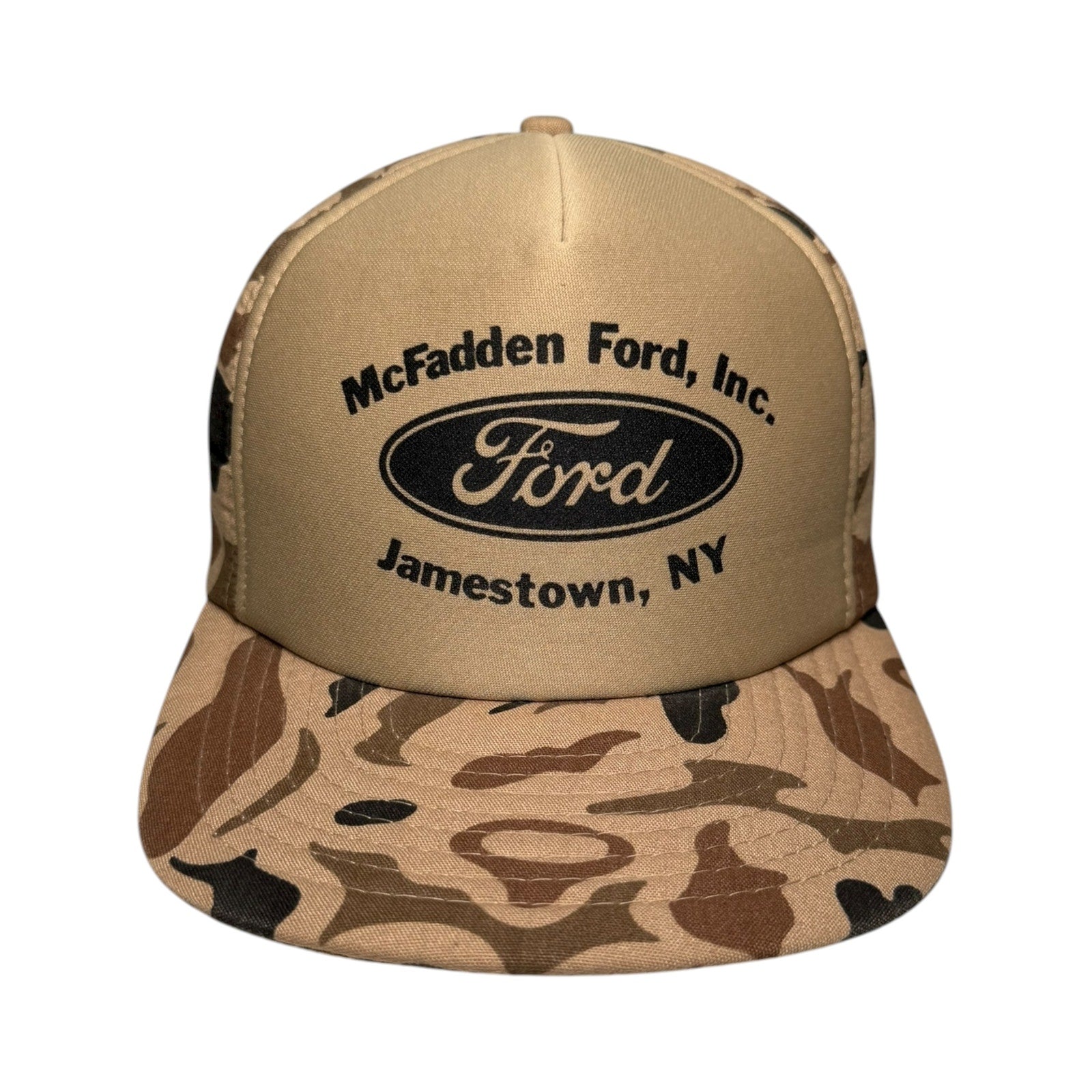 Vintage Ford  Madden Ford, Inc Camo Snapback Hat OSFA