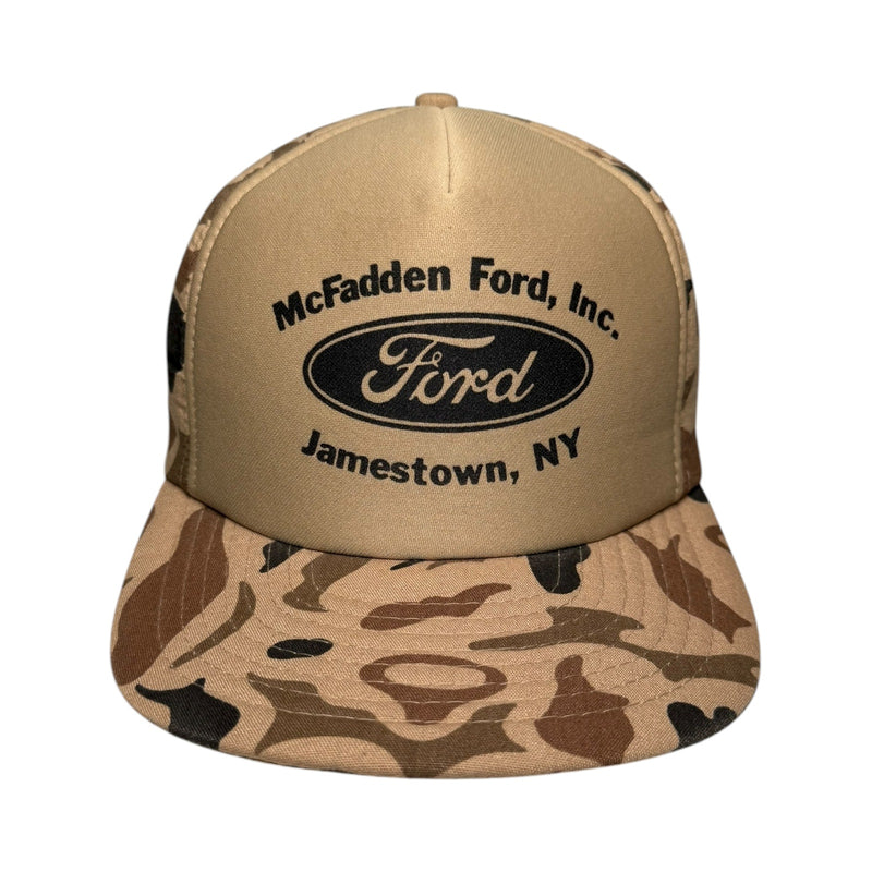 Vintage Ford  Madden Ford, Inc Camo Snapback Hat OSFA