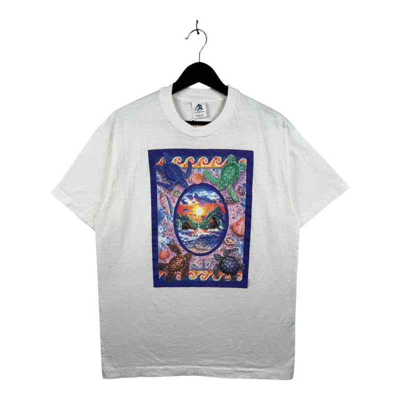 Vintage Ocean Sea Turtle Graphic T-Shirt