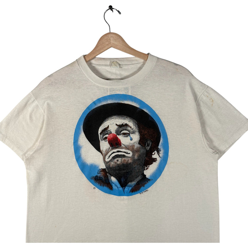 Vintage Sad Clown Art Tee