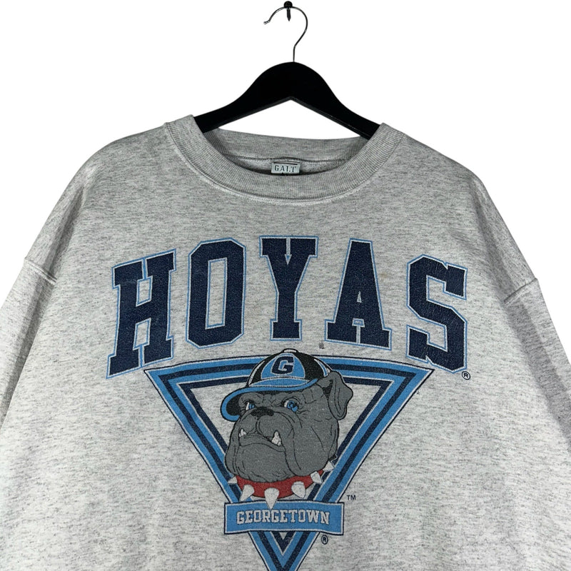 Vintage Georgetown University "Hoyas" Bulldog Crewneck