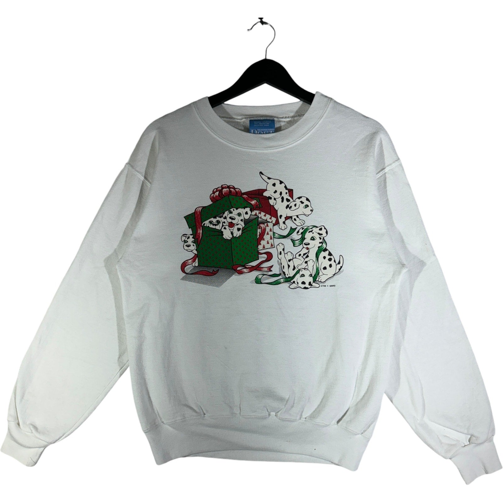 Vintage Christmas Puppies Crewneck