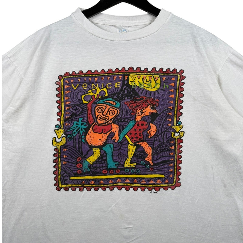 Vintage Venice Beach Funky Tribal Art T-Shirt