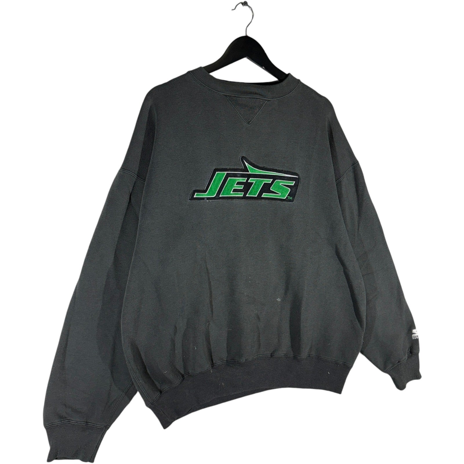 Vintage Starter New York Jets NFL Spellout Crewneck