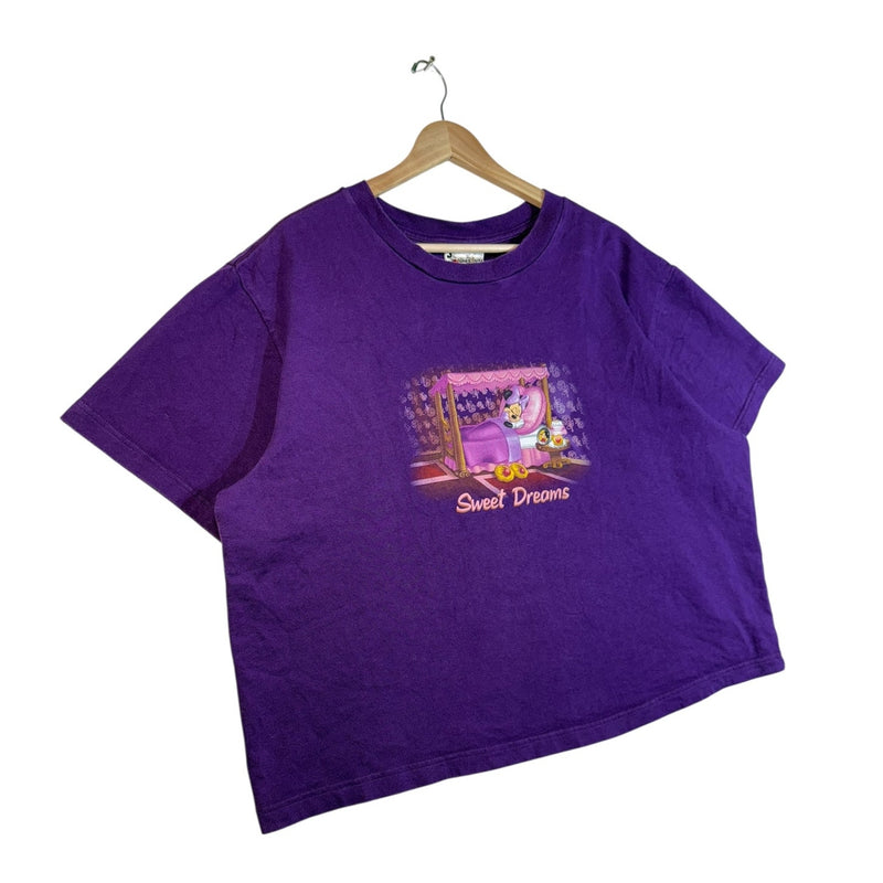 Vintage Walt Disney World Sweet Dreams Mini Mouse Crop T-Shirt