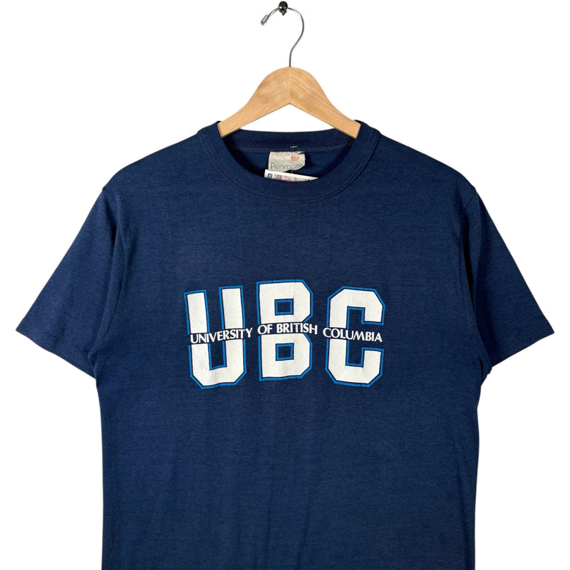 Vintage University Of British Columbia Spellout Tee 90s