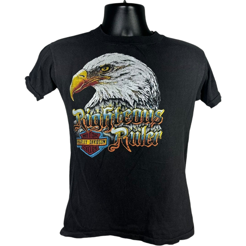 Vintage Harley Davidson "Righteous Ruler" Eagle Tee 70s/80s