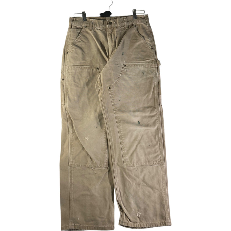 Vintage Carhartt Loose Straight Washed Duck Work Pants 32