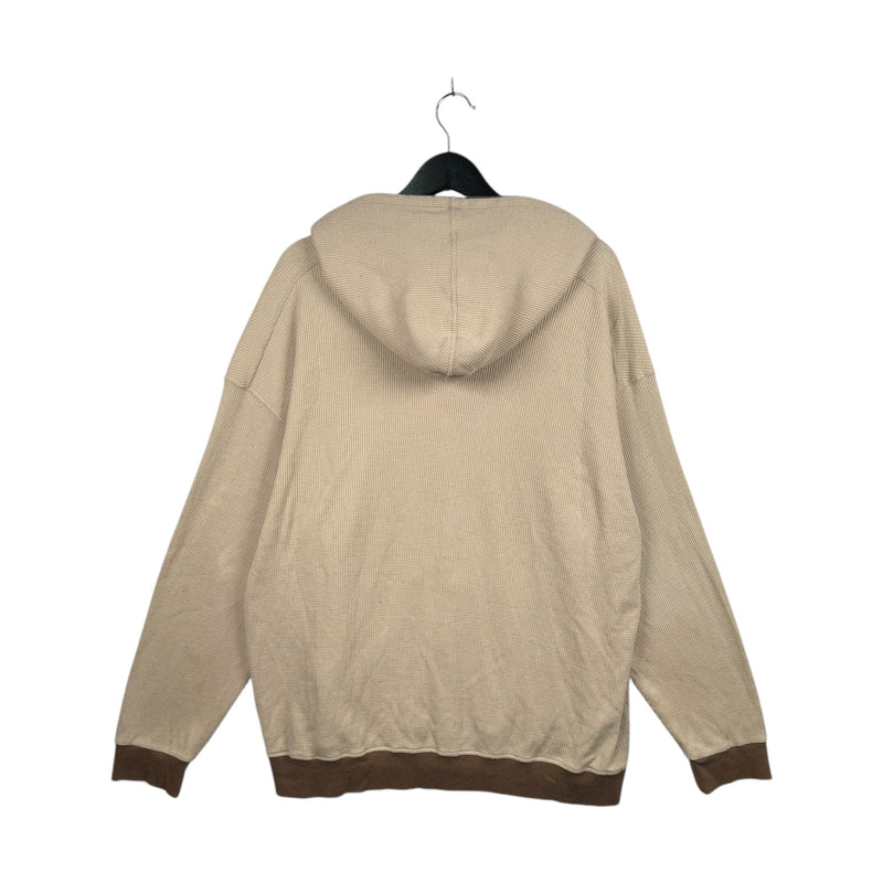 Vintage Southpole Waffle Knit Full Zip Hoodie