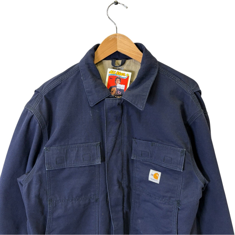 Vintage Carhartt Flame Resistant Full Zip Workwear Jacket