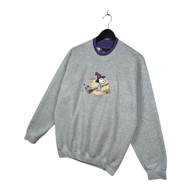 Vintage Embroidered Snoopy Halloween Crewneck