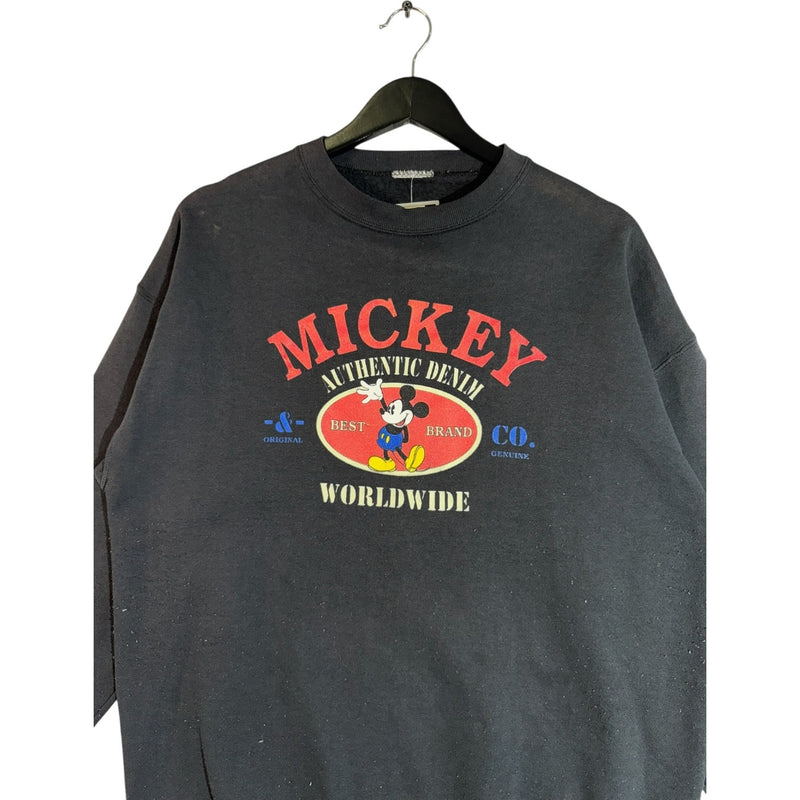 Vintage Mickey Mouse Crewneck Large