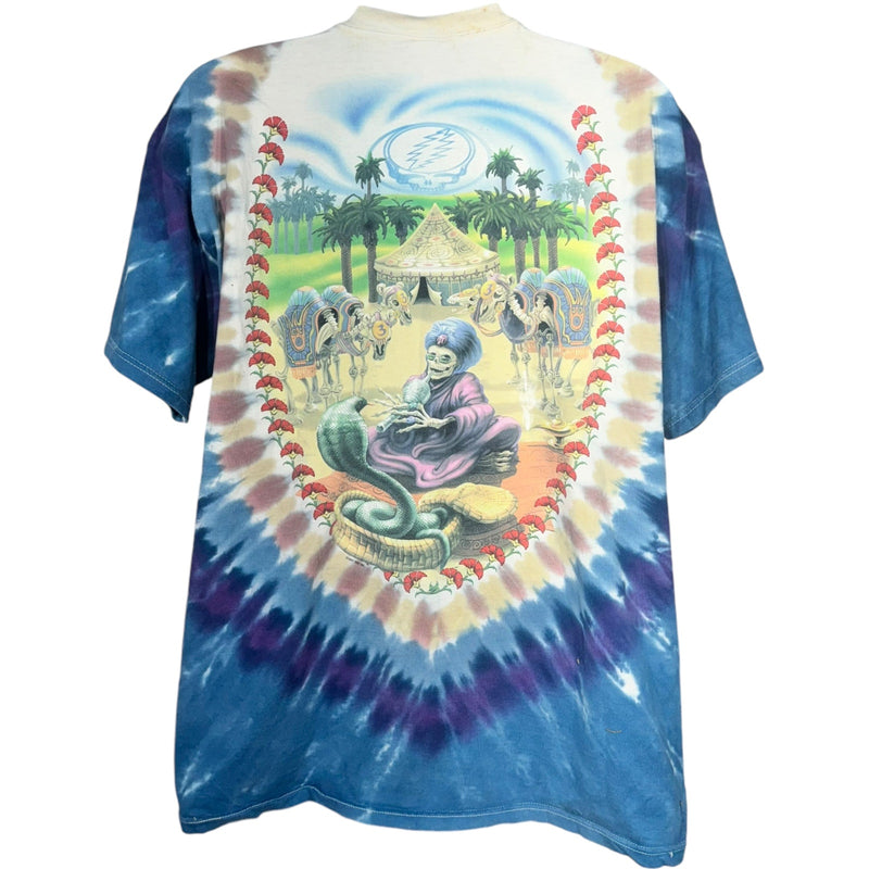 Vintage Liquid Blue Grateful Dead Tie Dye Band Tee