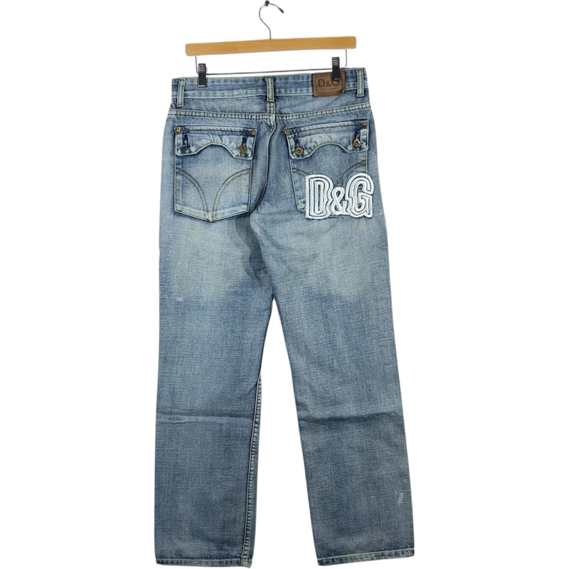 Vintage Dolce & Gabbana Straight Leg Denim Jeans 32 x 31