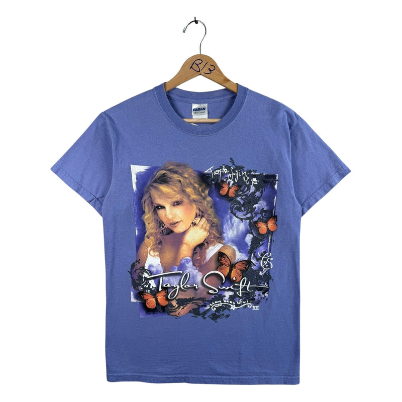 Y2K Taylor Swift Butterfly Stay Beautiful 2007 Tour T-Shirt Women's