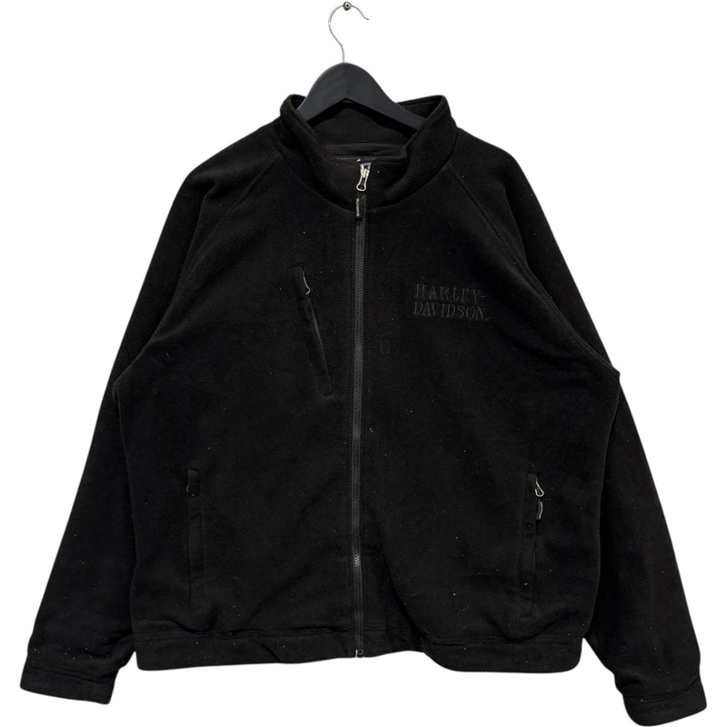 Vintage Harley Davidson Embroidered Fleece