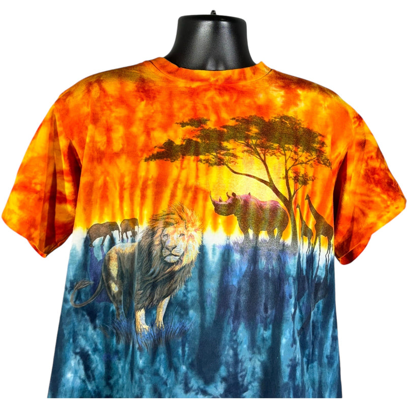 Vintage Safari Nature Tie Dye Tee