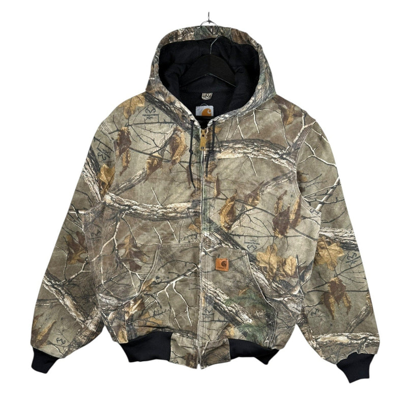 Vintage Carhartt Camo Full Zip Hoodie