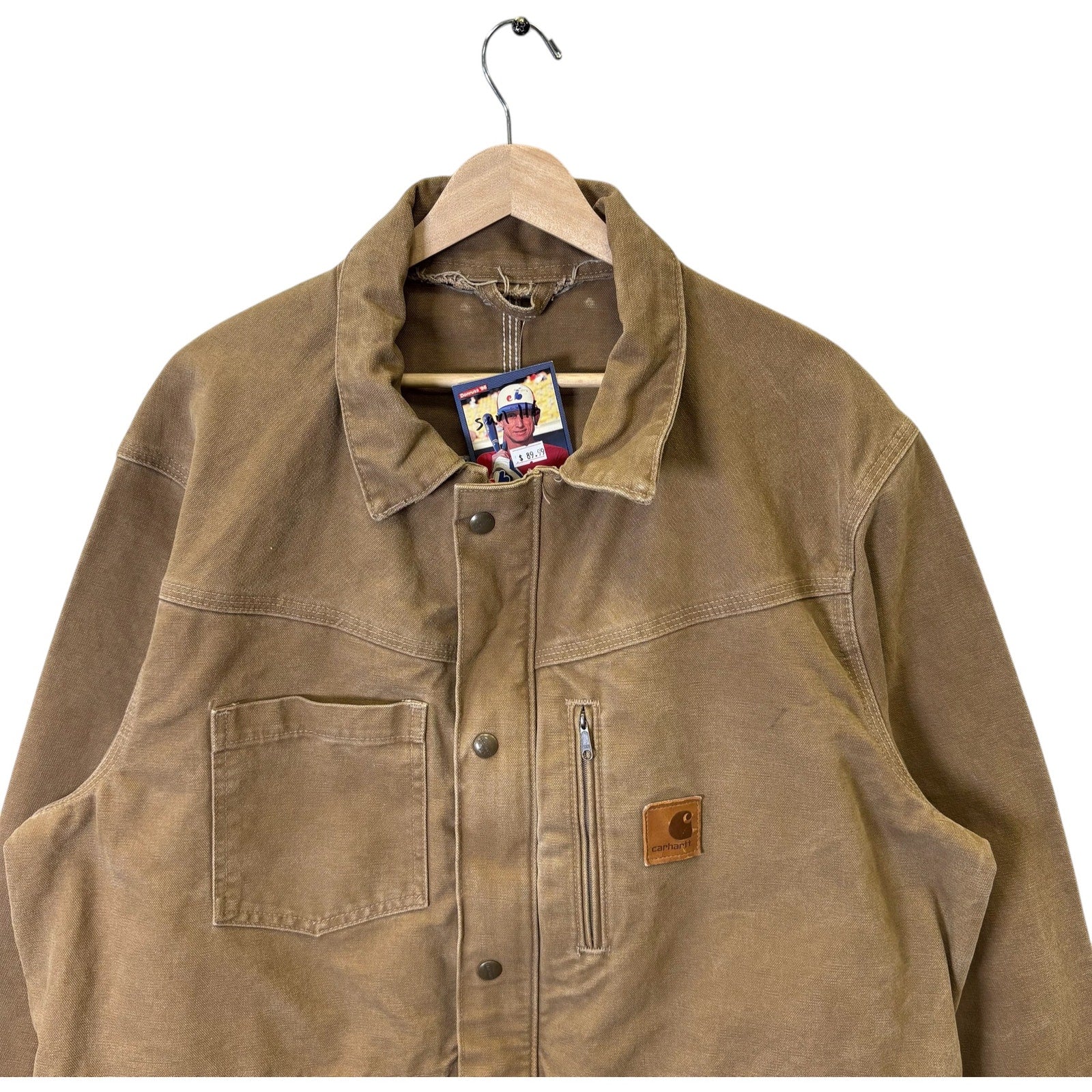 Vintage Carhartt Collared Full Zip Workwear Jacket