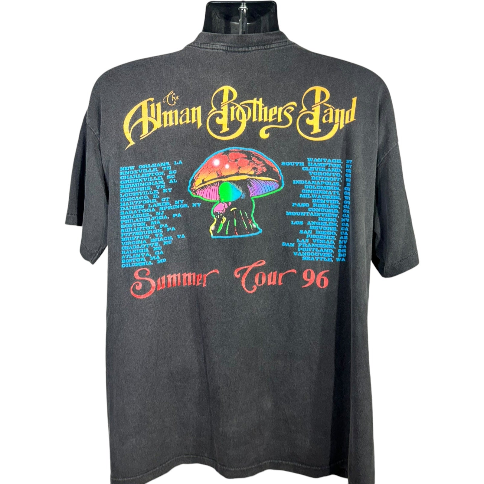 Vintage The Allman Brothers Band Summer Tour Tee '96