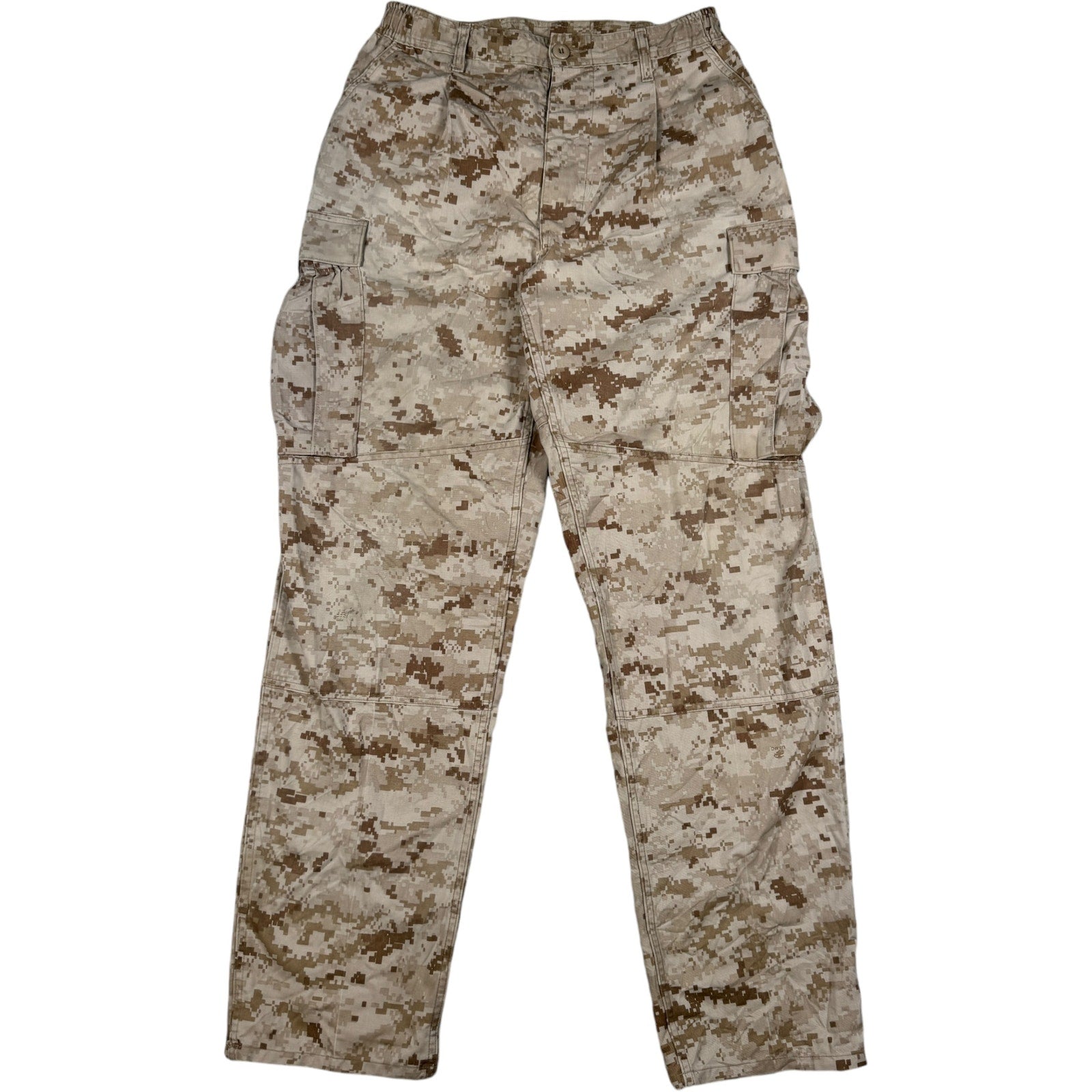 Vintage Military Desert Camo Adjustable Cargo Pants