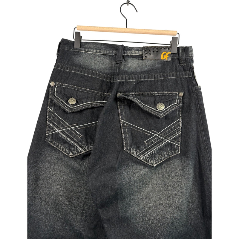 Vintage Bermuda Faded Denim Shorts