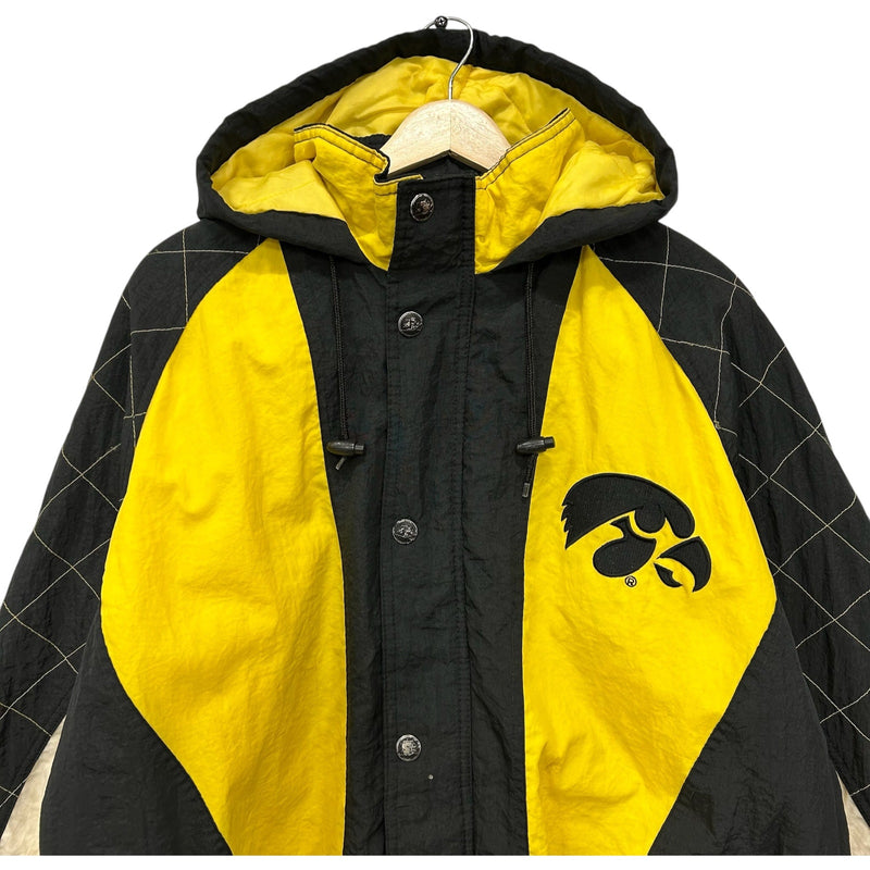 Vintage Starter University of Iowa Hawkeyes Logo Puffer Jacket