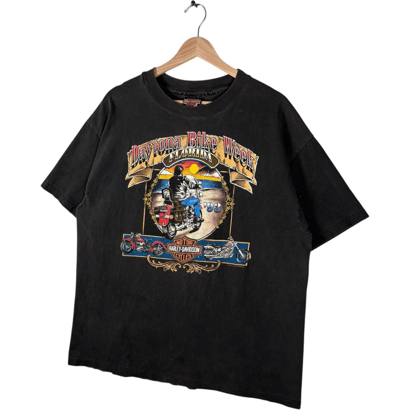 Vintage Harley Davidson Daytona Florida Bike Week Tee 1993