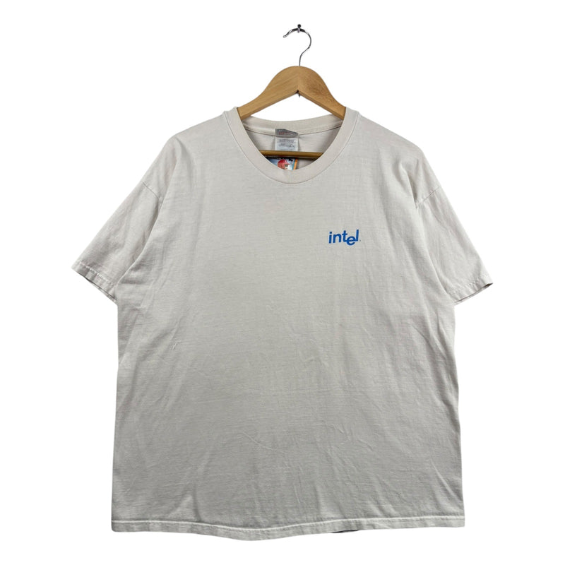 Vintage Intel Graphic Print T-Shirt