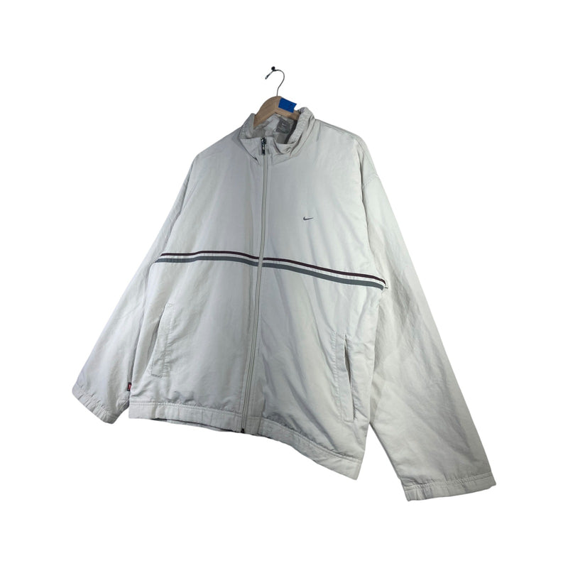 Vintage Nike Stripe Full Zip Windbreaker Jacket