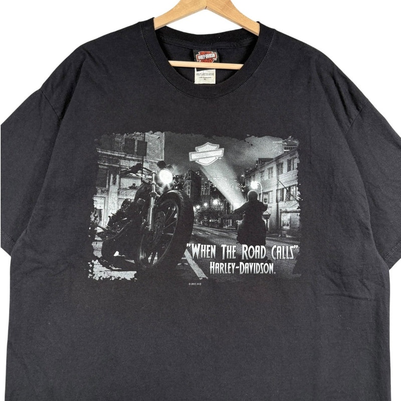 Vintage Harley Davidson When The Road Calls T-Shirt