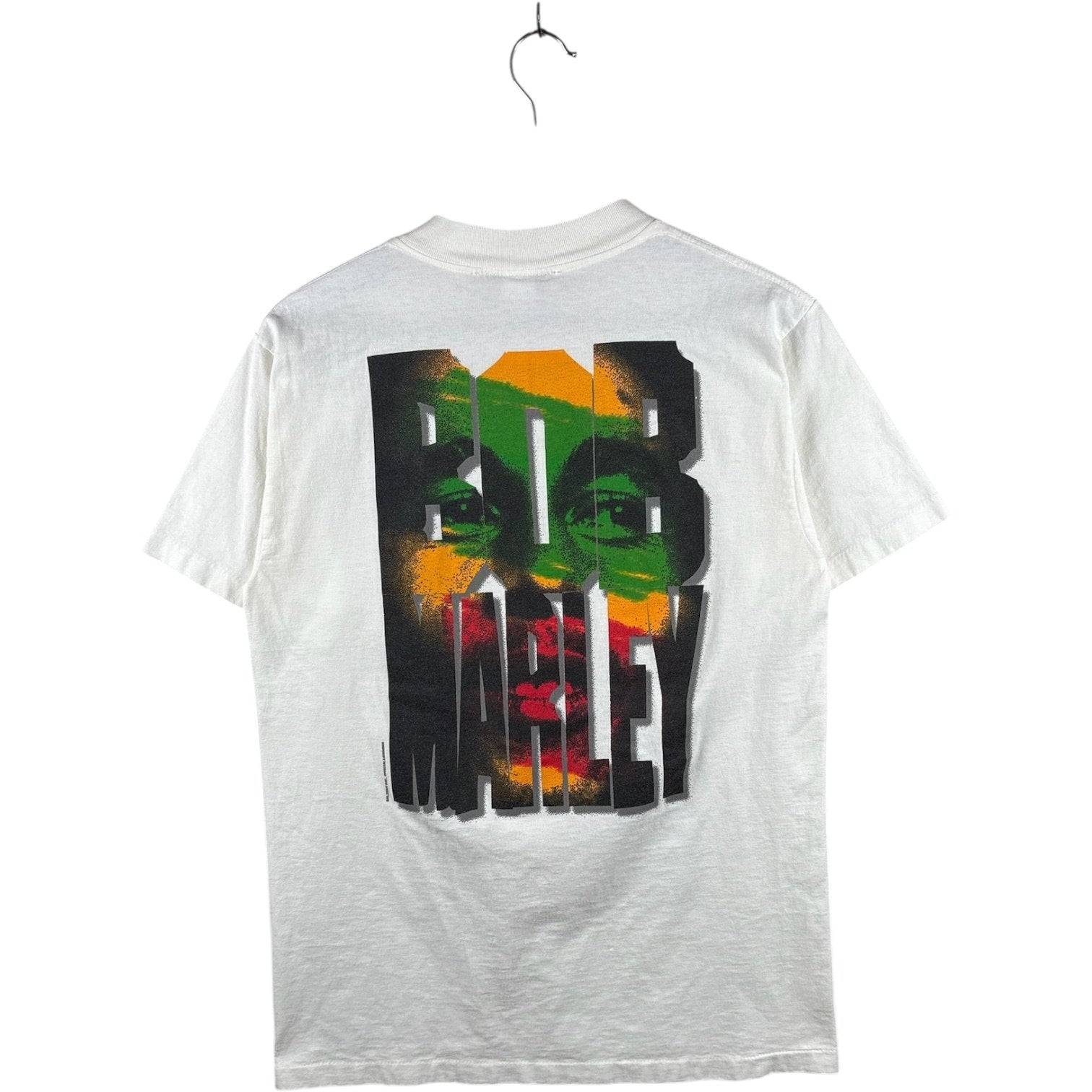 Vintage Bob Marley One Love Graphic Print T-Shirt
