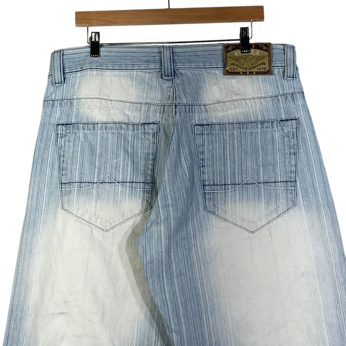 Vintage Avirex Faded Denim Shorts 36