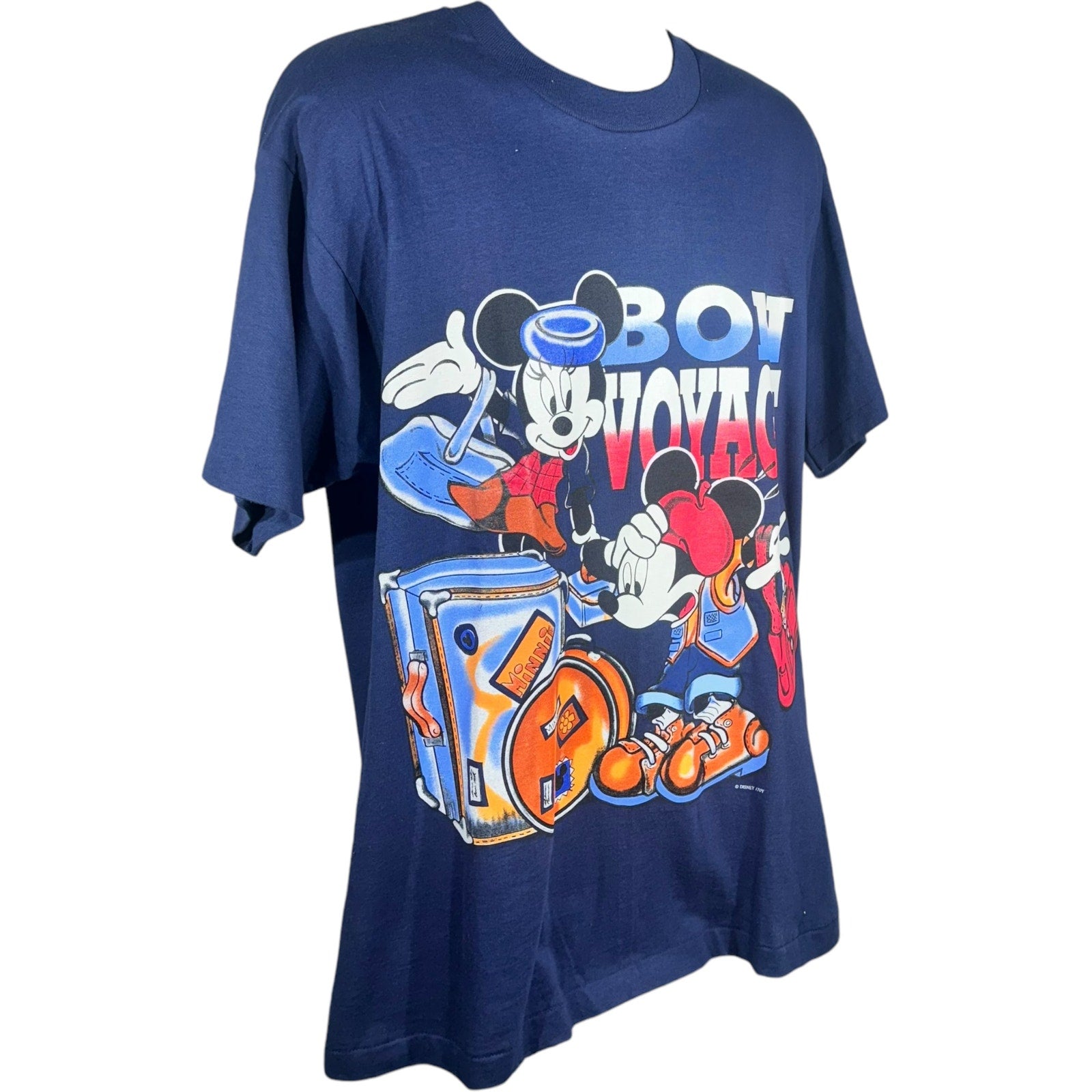 Vintage Disney Mickey Mouse "Bon Voyage" Tee