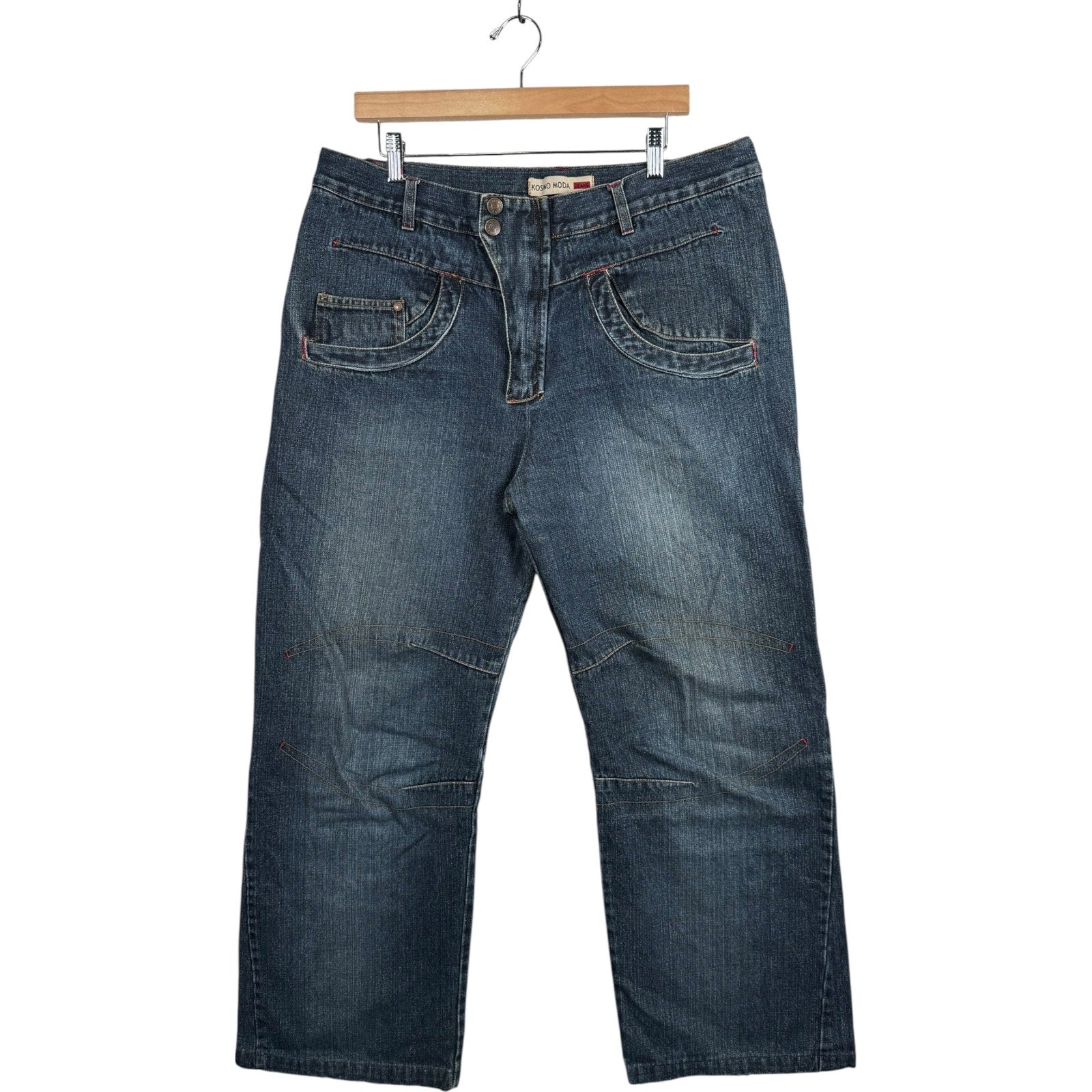 Vintage Kosmo Moda X-Skater Straight Leg Denim Jeans 36